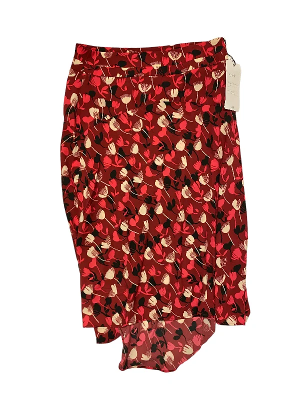 Multi-colored Skirt Midi Cabi, Size 8