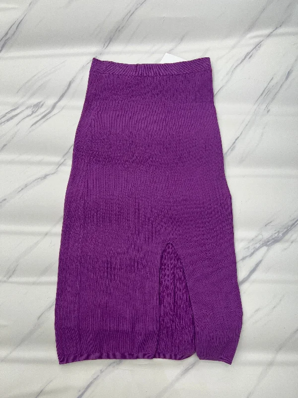 Skirt Midi By Free People In Purple, Size: S