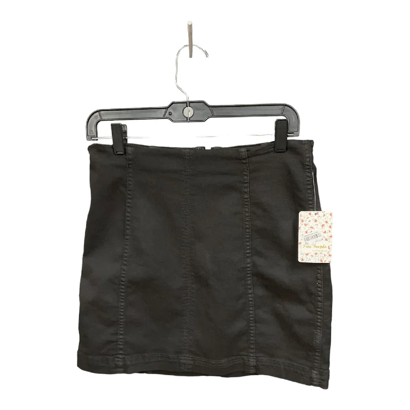 Black Skirt Mini & Short Free People, Size M