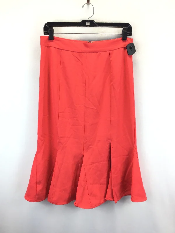 Red Skirt Midi New York And Co, Size 6