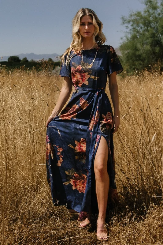 Colina Maxi Dress | Navy Floral