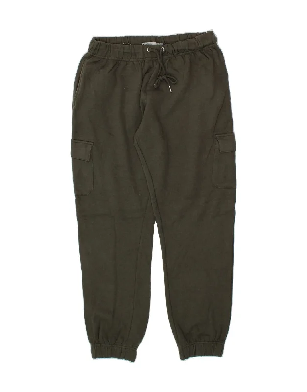 OASIS Womens Cargo Tracksuit Trousers Joggers UK 16 Large  Khaki