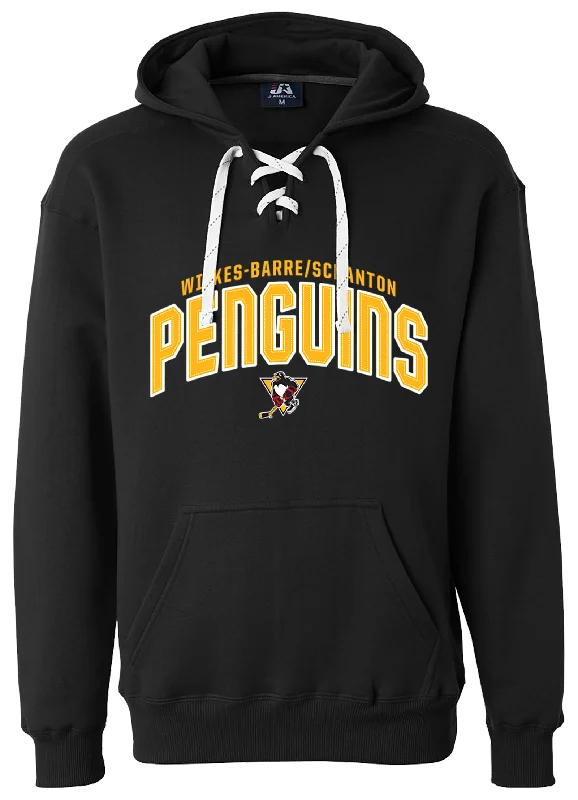 WBS Penguins Locker Room Hockey Lace Hoodie