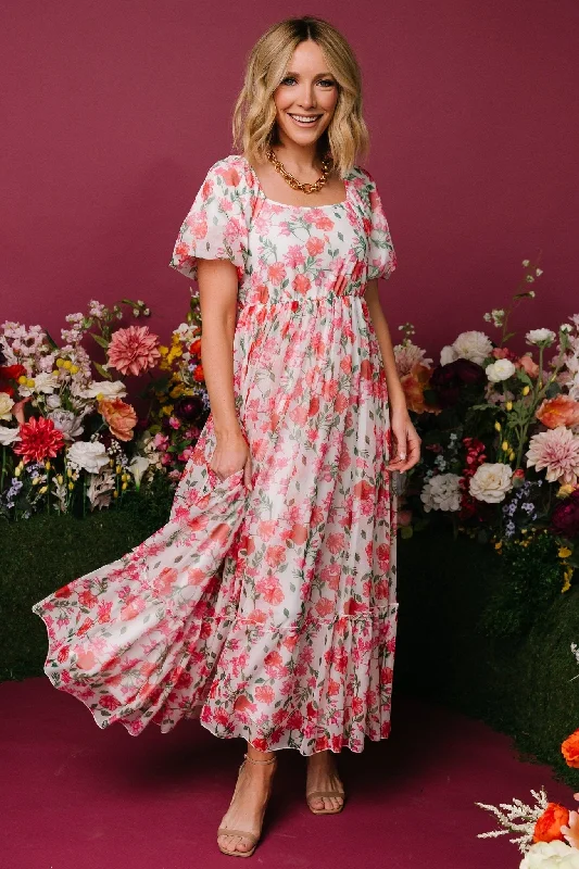 Margo Maxi Dress | Pink Multi Floral