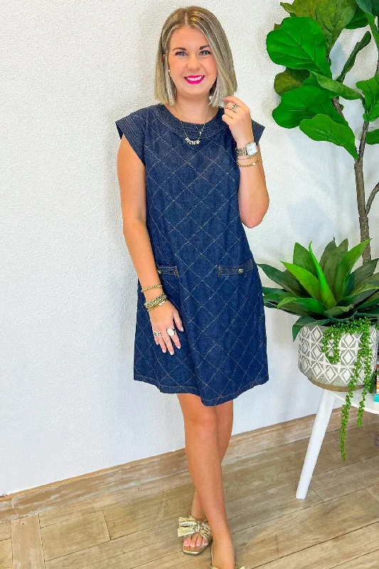 Gemma Mini Dress - Denim