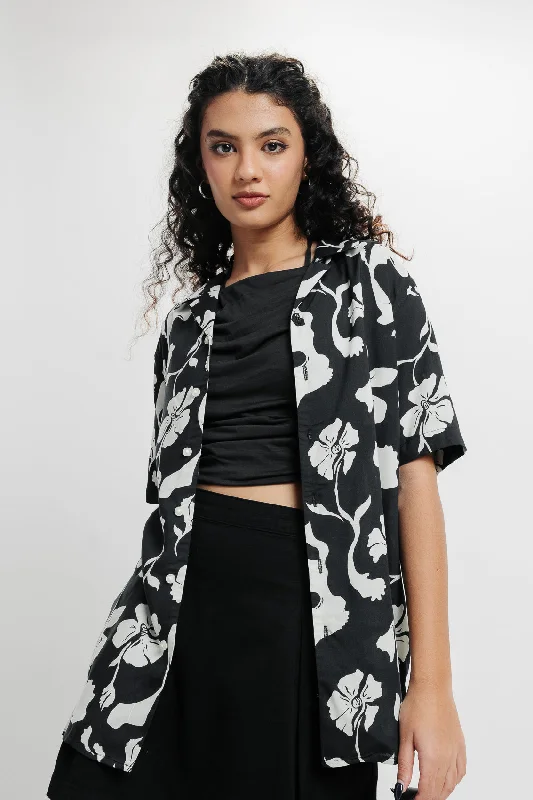 Black Printed Shirt