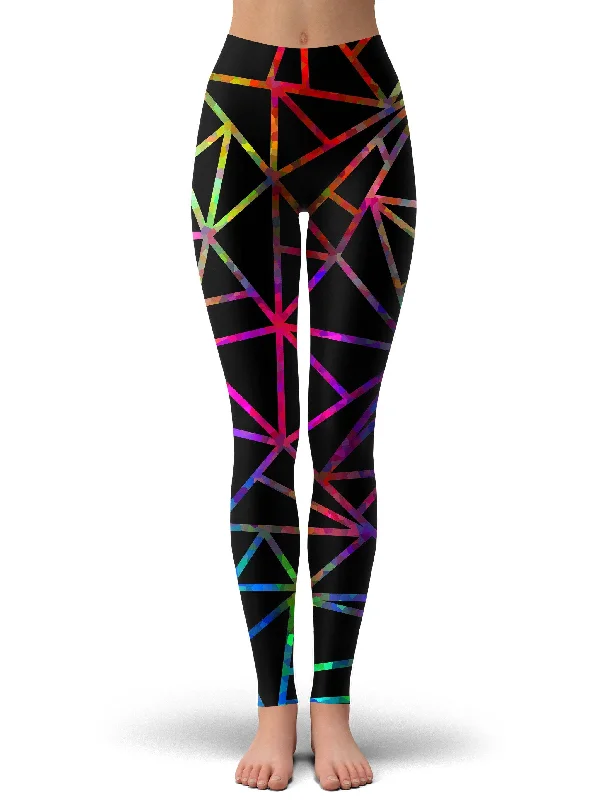 Webbed Geometric Leggings