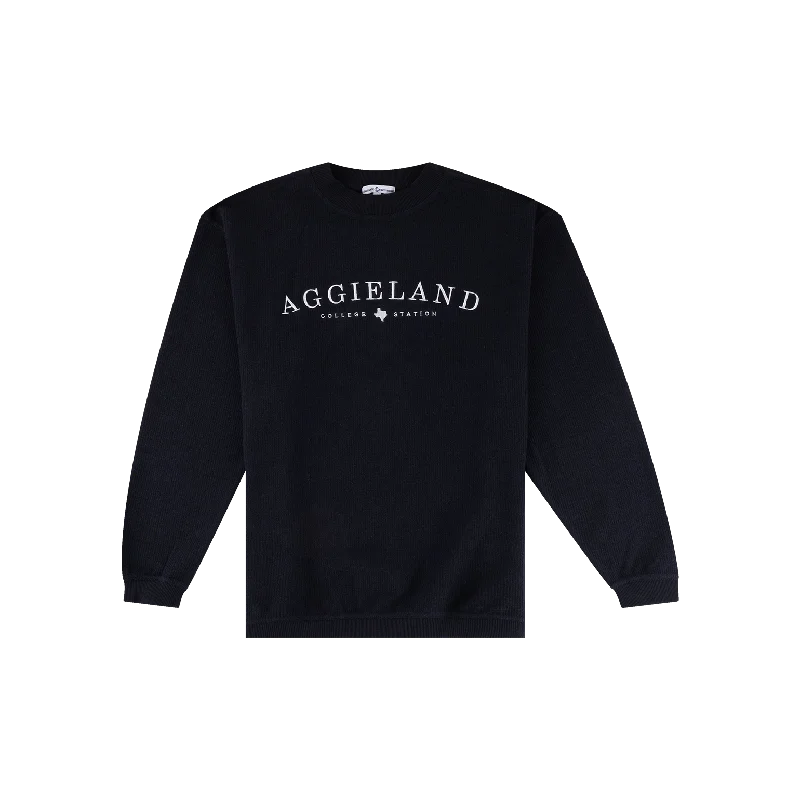 Collegiate Outfitters Aggieland Black Corduroy