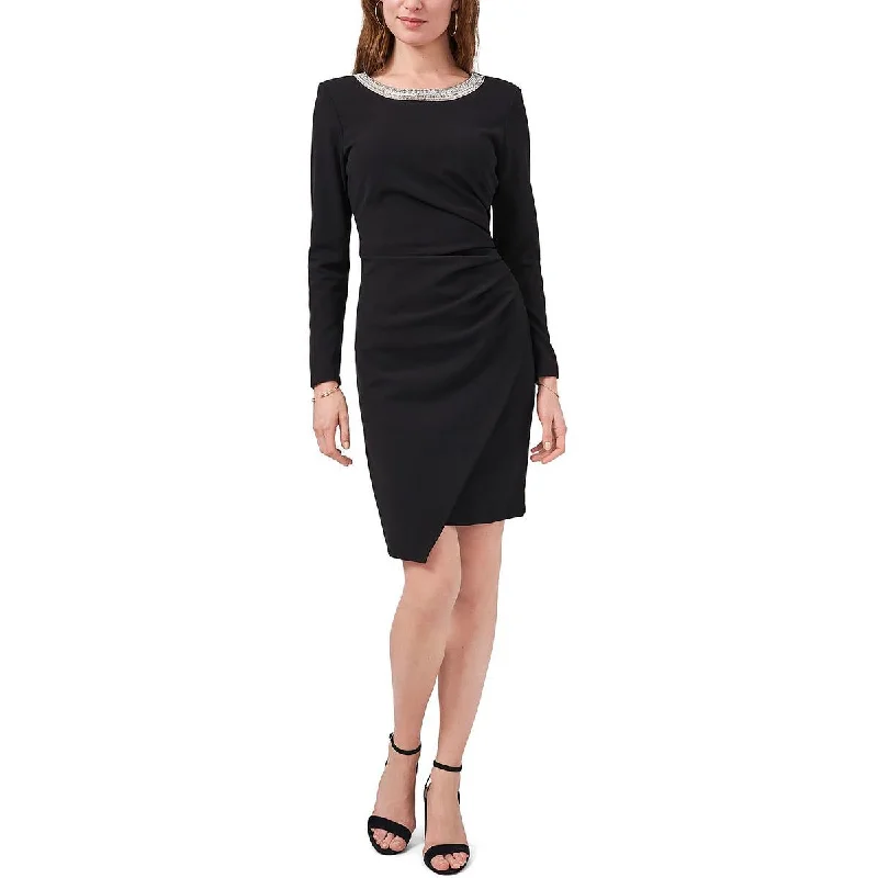 MSK Womens Embellished Knee Length Bodycon Dress