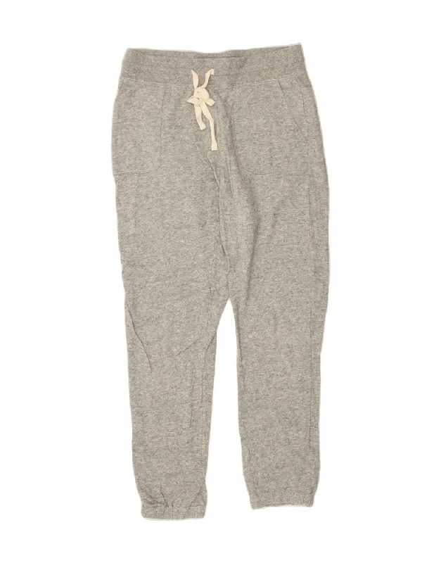 J. CREW Womens Tracksuit Trousers Joggers UK 10 Small  Grey Cotton