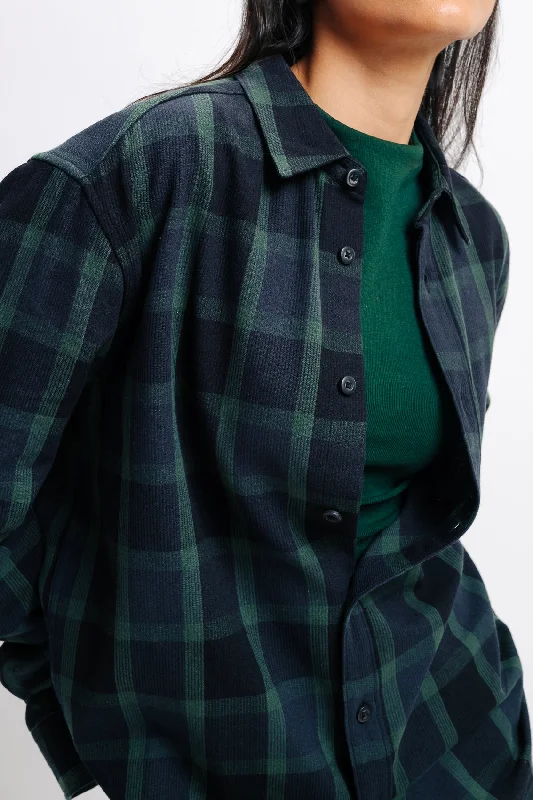 Indigo Checkered Shirt