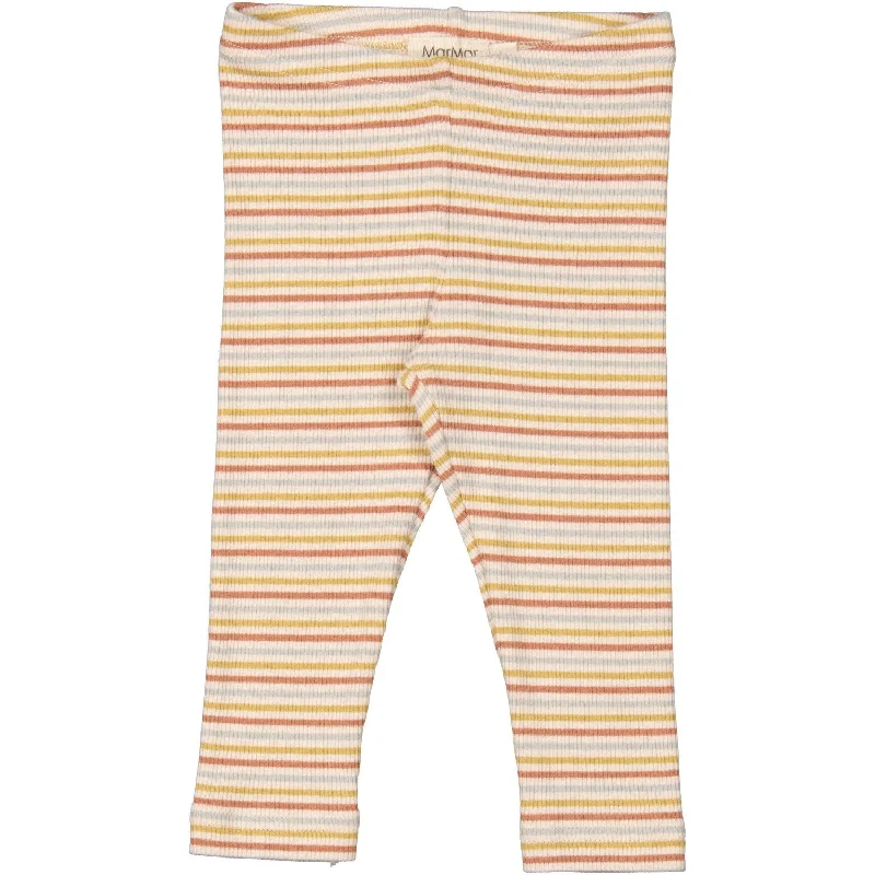 MarMar Modal Rib Autumn Stripe Mix Leg Leggings