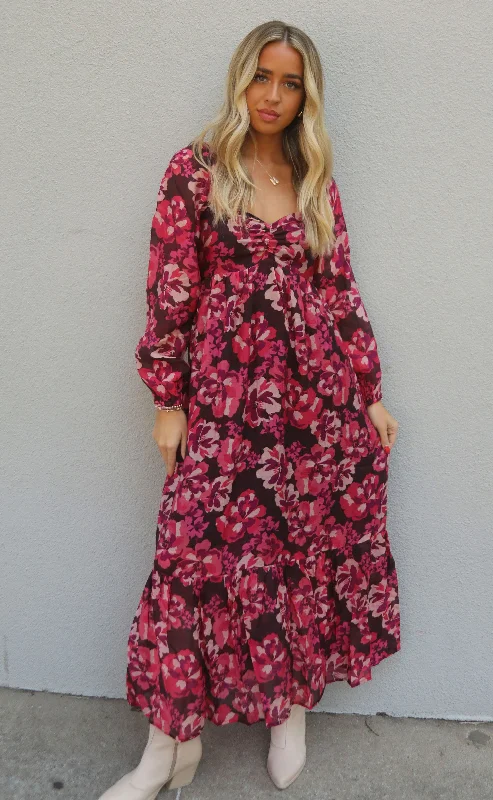 minkpink: savannah babydoll midi dress