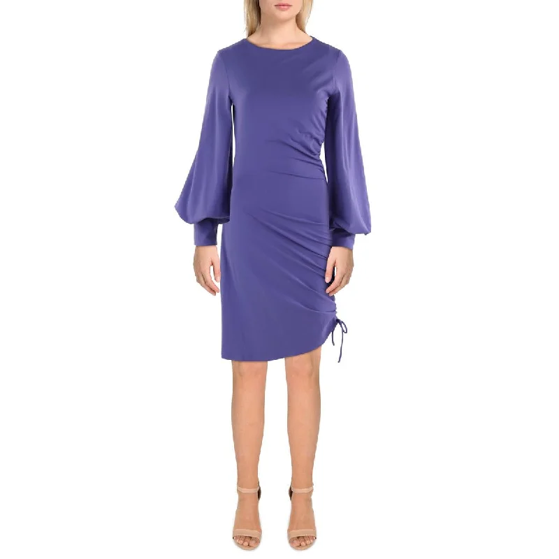 Susana Monaco Womens Above Knee Gathered Bodycon Dress