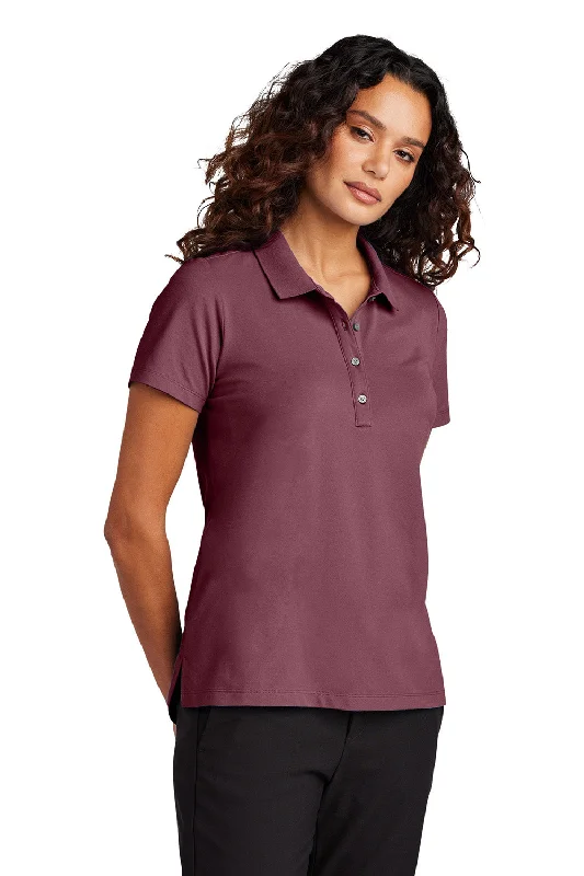 Mercer+Mettle Womens Moisture Wicking Short Sleeve Polo Shirt - Rosewood - New