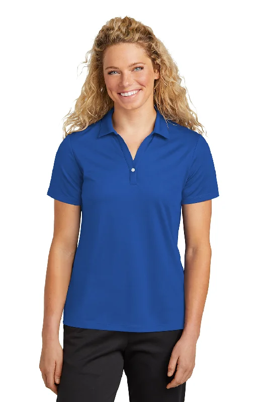 Sport-Tek Womens Moisture Wicking Micropique Short Sleeve Polo Shirt - True Royal Blue