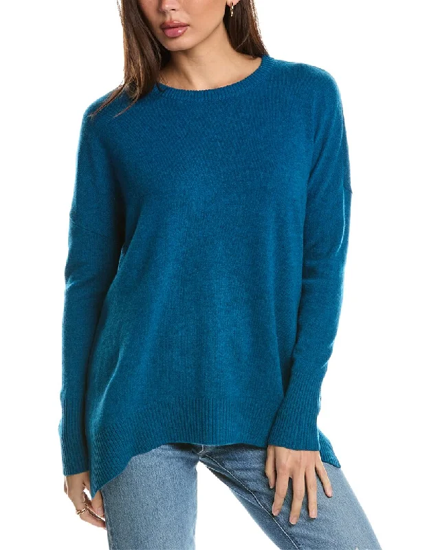 Forte Cashmere Easy Crew Cashmere Pullover