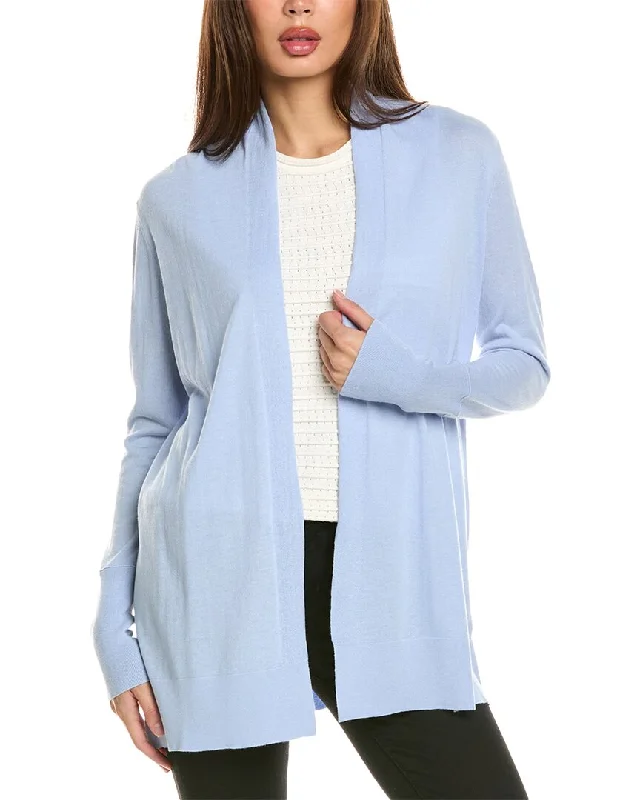 Forte Cashmere Easy Silk & Cashmere-Blend Cardigan