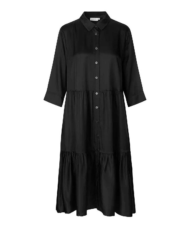 Isma Tiered Shirtdress