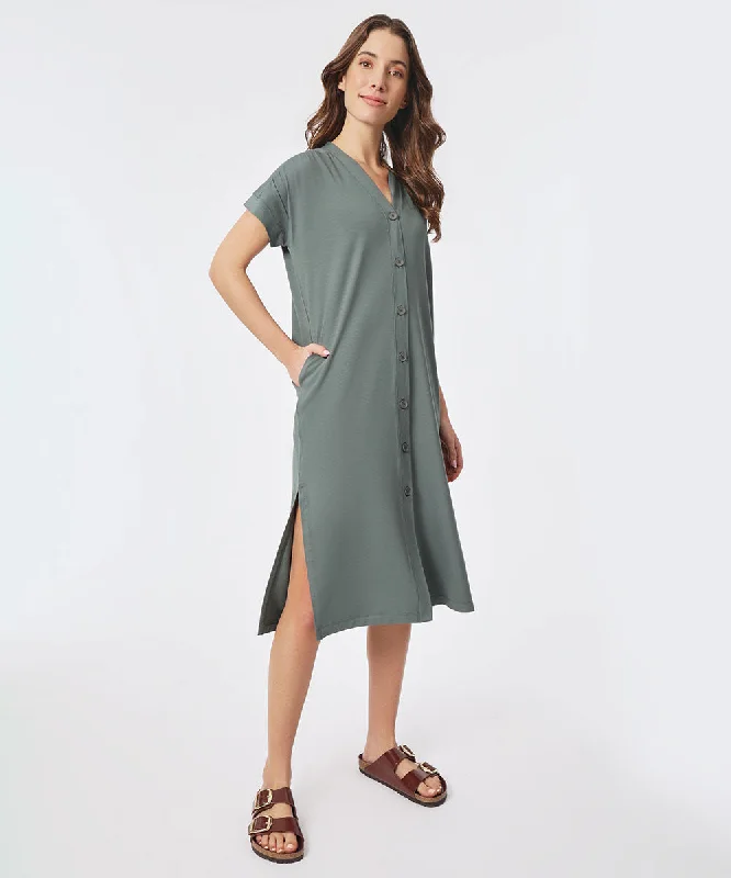 Odera Cuff Sleeve Dress