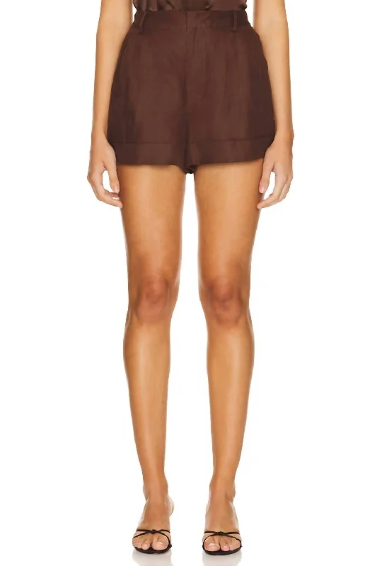 Ravi Short In Mocha