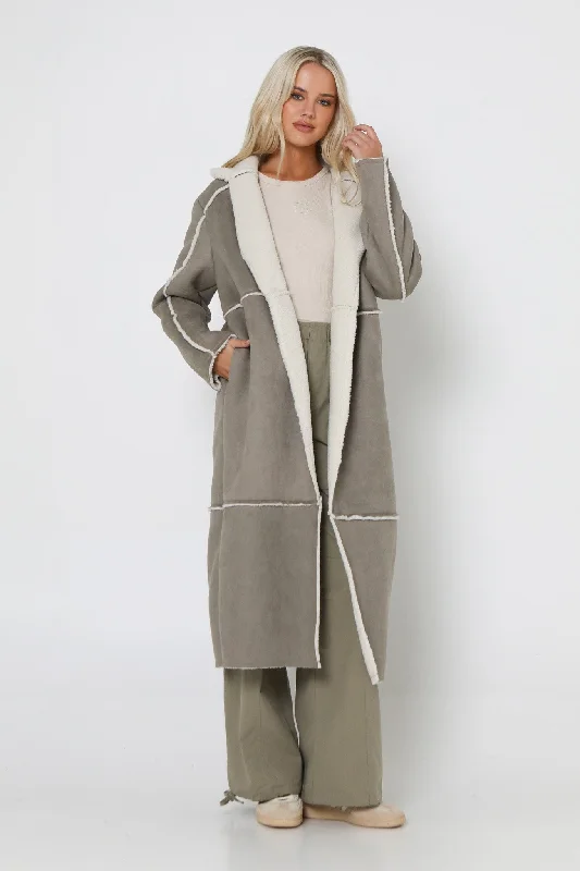 LOST IN LUNAR MIMI COAT - SAGE